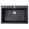 Nantucket Sinks 33-inch Dual-mount Granite Composite Sink in Black PR3322-DM-BL - alternate 1